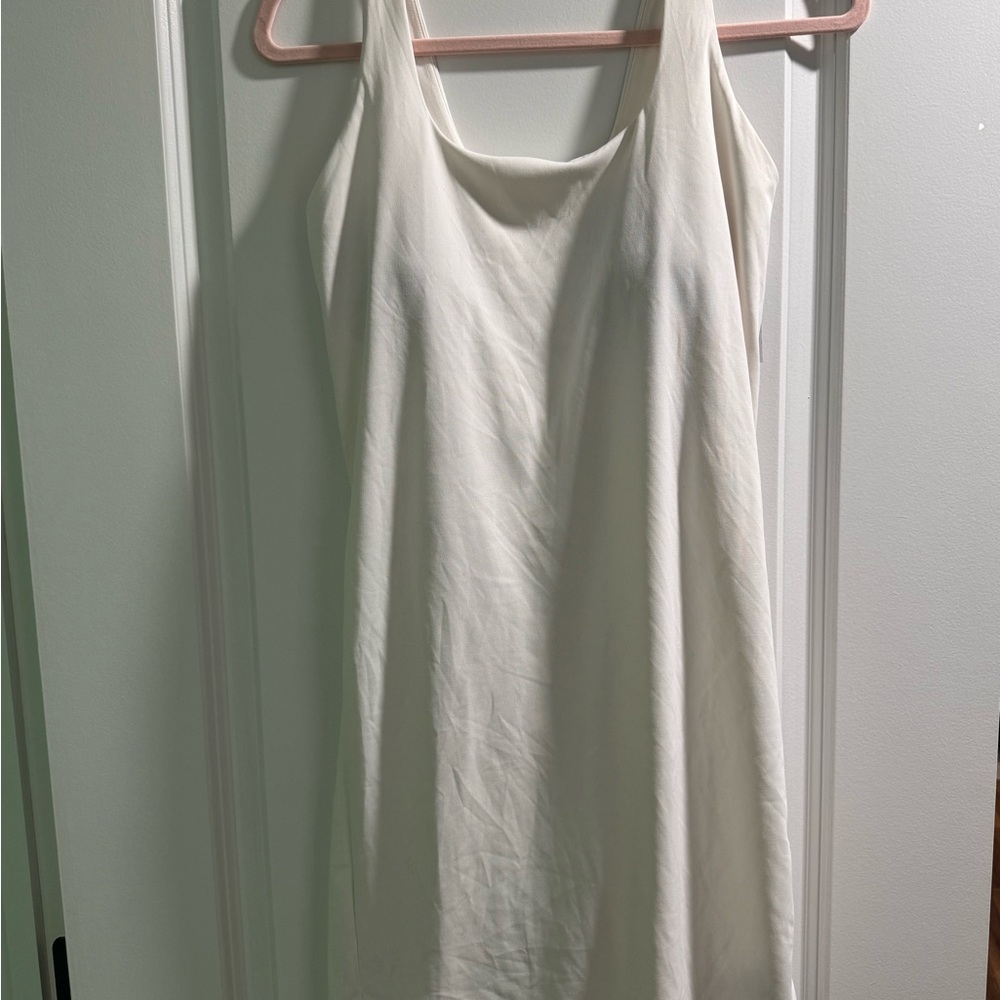 Old Navy Active Powersoft White Sleeveless Dress